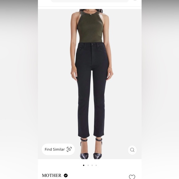 Mother High Waist Rider Ankle Jeans In Not Guilty NWT Sz 33 - Picture 2 of 7